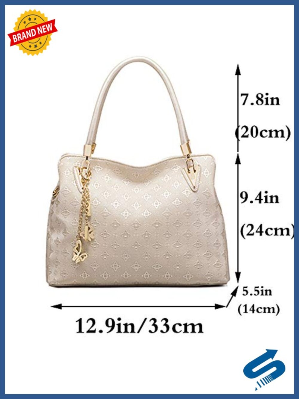PU Leather Tote Satchel Set with Tassel & Floral Print Shoulder Bag - Picture 3 of 6